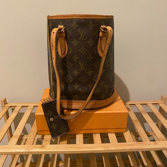 Authentic Vintage Louis Vuitton Bucket Bag pm and rare multicles 4/ key … - Picture 3 of 17